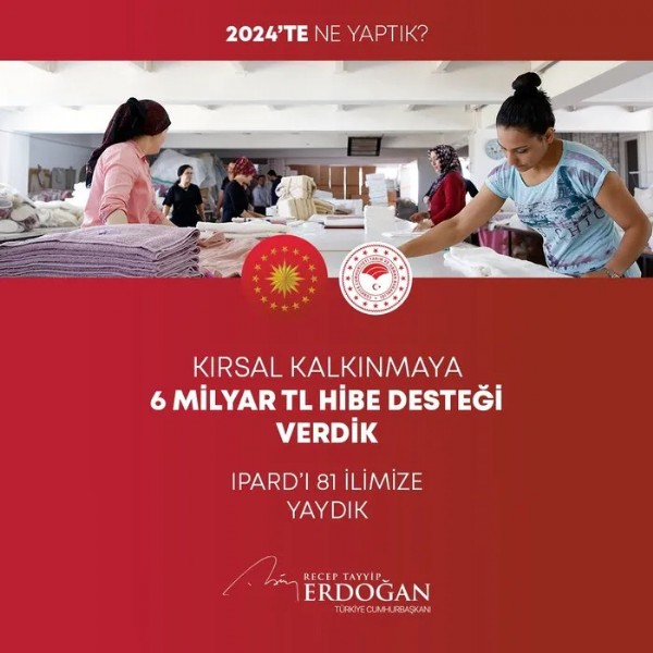 Cumhurbaşkanı Erdoğan, 2024'te yapılan hizmetleri tek tek paylaştı: Gece gündüz demeden aşkla çalıştık